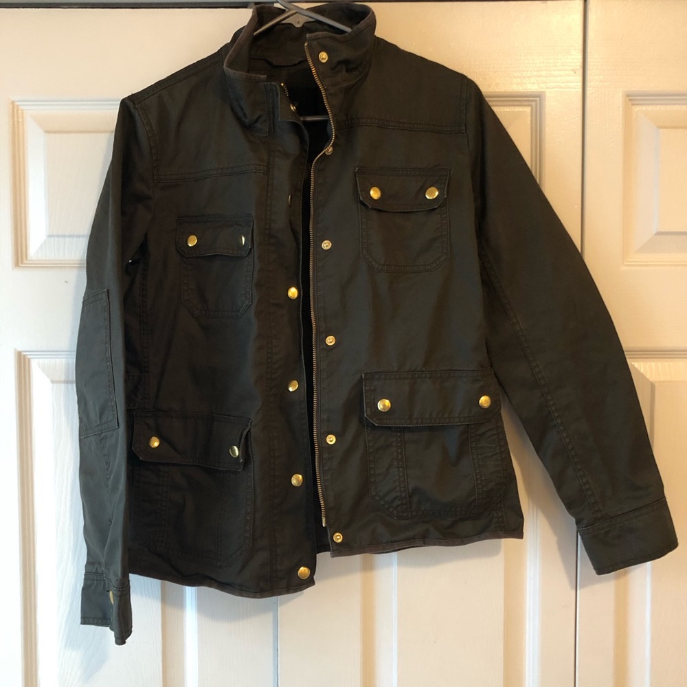 Forest green fall jacket